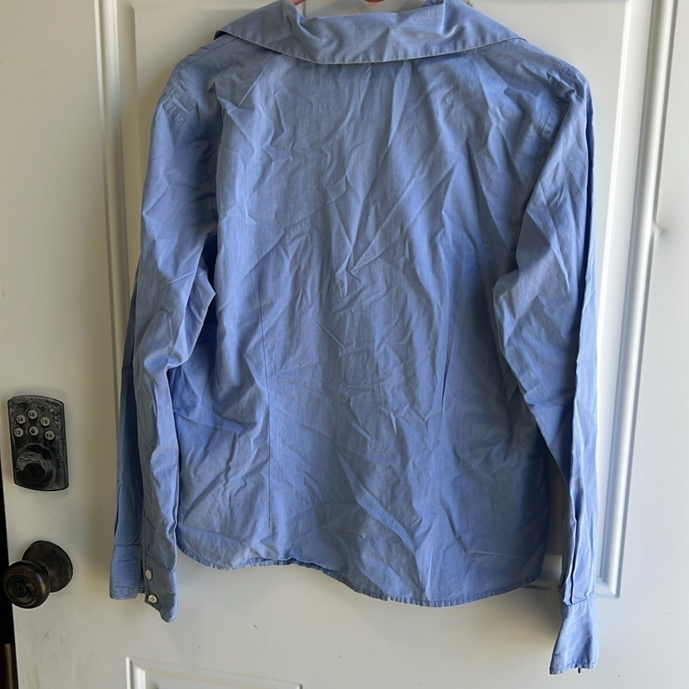AUSTIN REED cotton buttondown top long sleeve - Picture 5 of 5